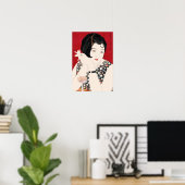 Kobayakawa Kiyoshi - Tipsy Poster (Thuiskantoor)