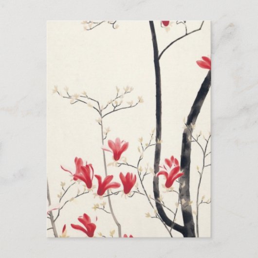 Kobayashi Kokei - Magnoliaboom Briefkaart (Voorkant)