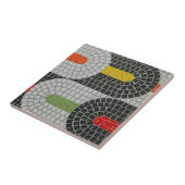 Kobbelsteen keramische Tegel Tegeltje (Zijkant)