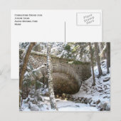 Kobbelsteenbrug, nationaal park Acadia, Maine Briefkaart (Voorkant / Achterkant)