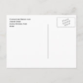 Kobbelsteenbrug, nationaal park Acadia, Maine Briefkaart (Achterkant)