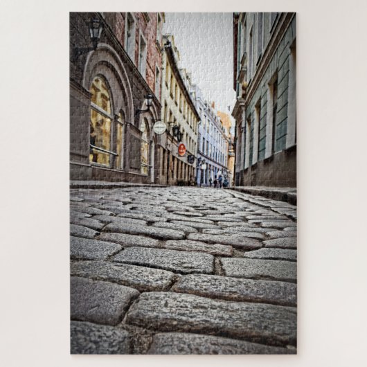 Kobbelstenen straten van Europa - 20x30 - 1014 pcs Legpuzzel (Verticaal)