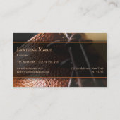 Kobbler / Cordwainer Foto van Schoop - Visitekaart Visitekaartje (Achterkant)