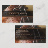 Kobbler / Cordwainer Foto van Schoop - Visitekaart Visitekaartje (Voorkant / Achterkant)