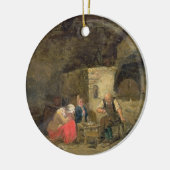 Kobbler (olie op het paneel) (paar 134462) keramisch ornament (Links)