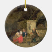 Kobbler (olie op het paneel) (paar 134462) keramisch ornament (Achterkant)