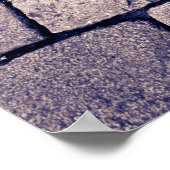 Kobblestone Street Detail, horizontaal Poster (Hoek)