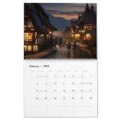 Kobblestone Village van E.J. Gold Kalender (Feb 2026)