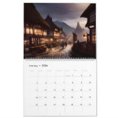 Kobblestone Village van E.J. Gold Kalender (Jan 2026)