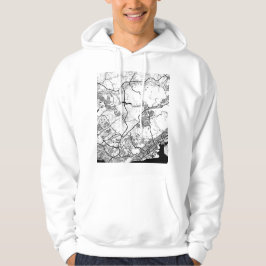Kobe Japan City Map Hoodie