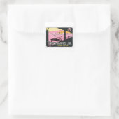 Kobe Japan Hotel Vierkante Sticker (Tas)