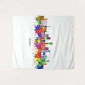 Kobe Japan Skyline Wandkleed (Voorkant (horizontaal))