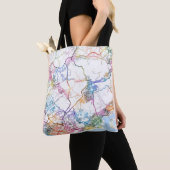 Kobe Japan Stadkaart Tote Bag (Dichtbij)