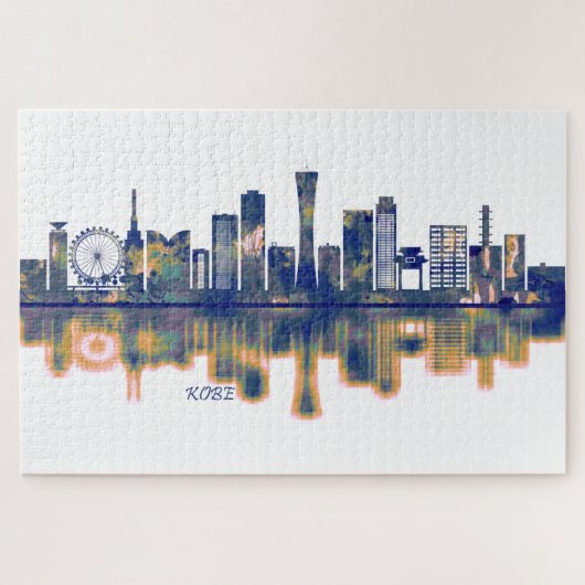 Kobe Skyline Legpuzzel (Horizontaal)