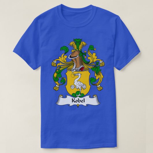Kobelcoat van de gezinscrest van de bewapening t-shirt (Design voorkant)