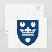 Kobenhavn Coat of Arms Briefkaart (Voorkant / Achterkant)