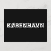 Kobenhavn Danmark Briefkaart (Voorkant)