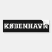 Kobenhavn Danmark Bumpersticker (Voorkant)