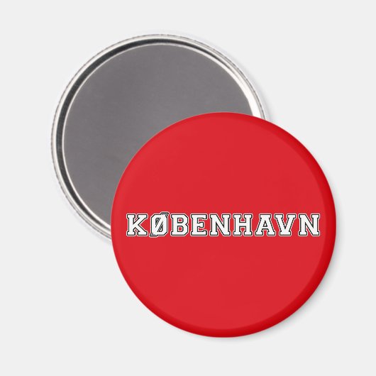 Kobenhavn Danmark Magneet (Voorkant / Achterkant)