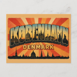 København Denemarken Nyhavn Haven Briefkaart