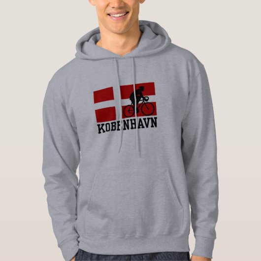 Kobenhavn (man) hoodie (Voorkant)