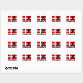Kobenhavn (man) ronde sticker (Vel)