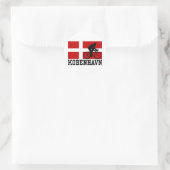 Kobenhavn (man) ronde sticker (Tas)