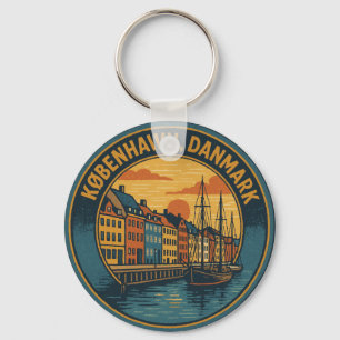 København Nyhavn Haven Sleutelhanger
