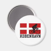 Kobenhavn (vrouw) magneet (Voorkant / Achterkant)