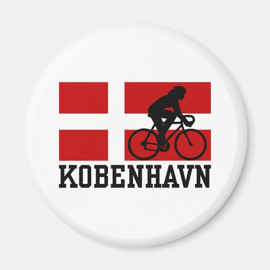 Kobenhavn (vrouw) magneet (Voorkant)