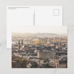 Koblenz Duitsland Briefkaart