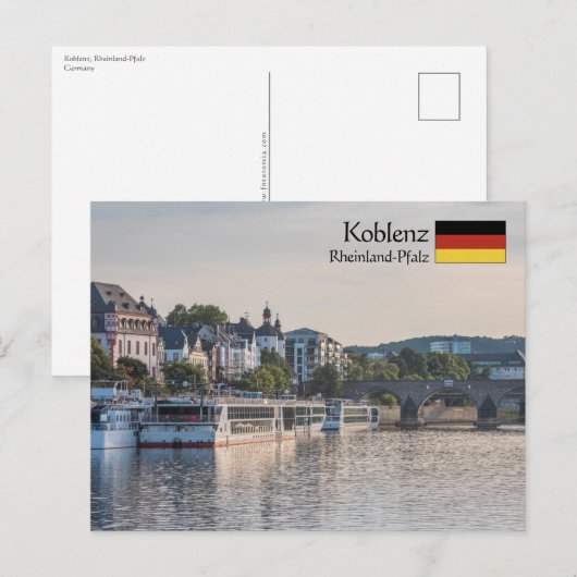 Koblenz Duitsland Briefkaart (Voorkant / Achterkant)
