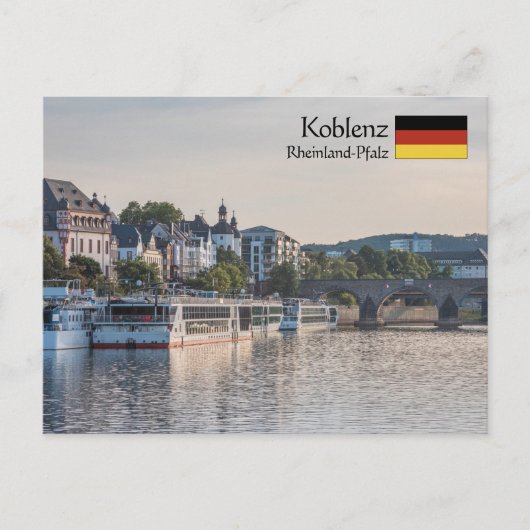 Koblenz Duitsland Briefkaart (Voorkant)