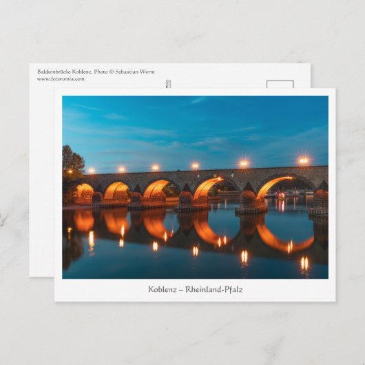 Koblenz Duitsland Briefkaart (Voorkant / Achterkant)
