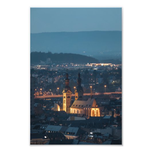 Koblenz Duitsland Foto Afdruk (Voorkant)