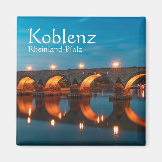 Koblenz Duitsland Magneet (Voorkant)