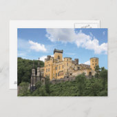 Koblenz, Duitsland, Stolzenfels Castle, Schloss Briefkaart (Voorkant / Achterkant)