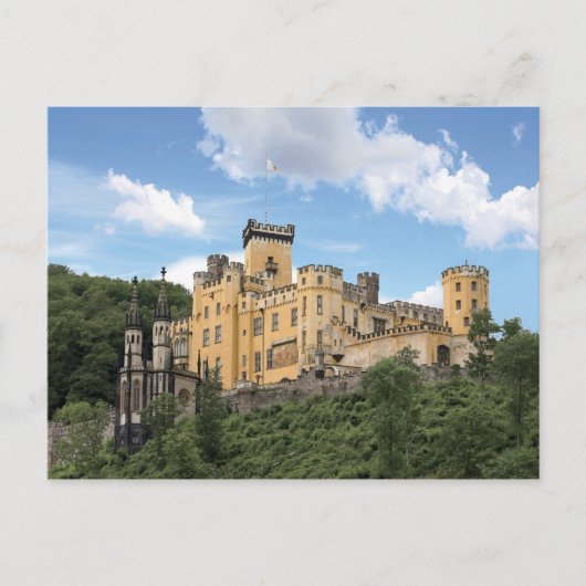 Koblenz, Duitsland, Stolzenfels Castle, Schloss Briefkaart (Voorkant)
