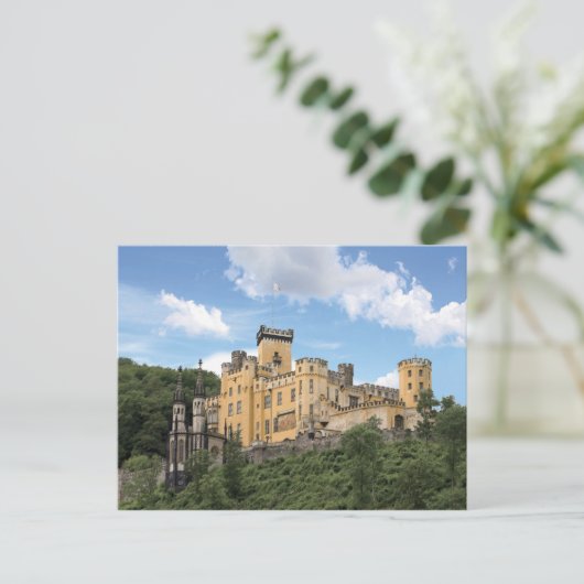 Koblenz, Duitsland, Stolzenfels Castle, Schloss Briefkaart (Staand voorkant)