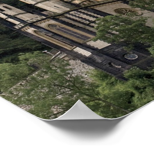 Koblenz, Duitsland, Stolzenfels Castle, Schloss Poster (Hoek)