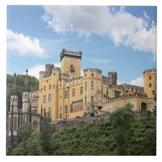 Koblenz, Duitsland, Stolzenfels Castle, Schloss Tegeltje (Voorkant)