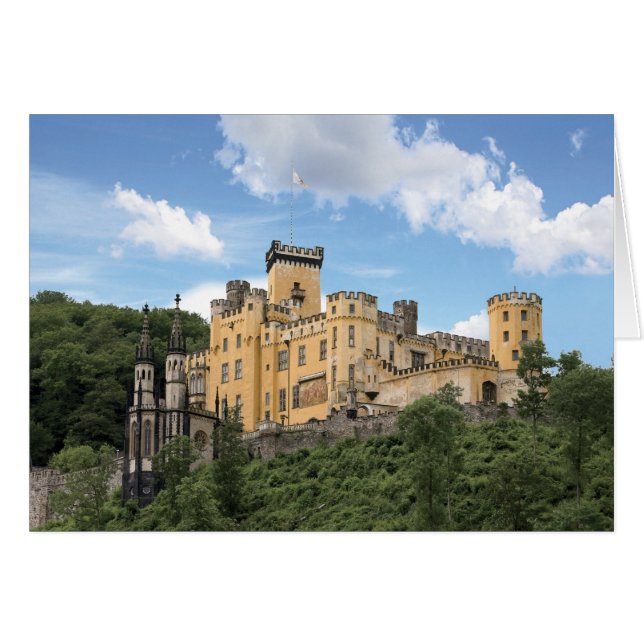 Koblenz, Duitsland, Stolzenfels Kasteel, Slot (Voorkant Horizontaal)
