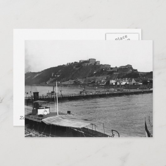 Koblenz, Ehrenbreitstein, c.1910 Briefkaart (Voorkant / Achterkant)