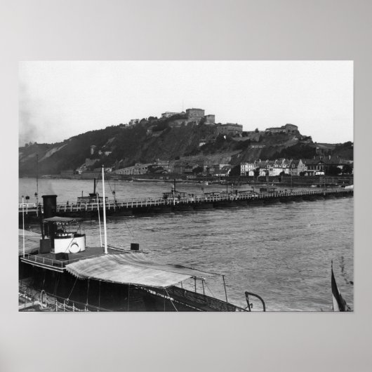 Koblenz, Ehrenbreitstein, c.1910 Poster (Voorkant)