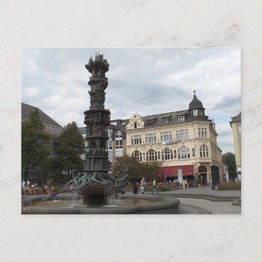 Koblenz Germany Munsterplatz Briefkaart (Voorkant)