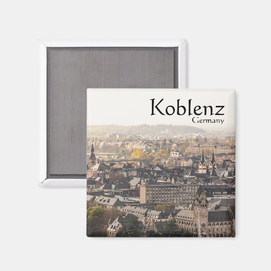 Koblenz Germany Souvenir Magneet (Voorkant / Achterkant)