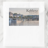 Koblenz Germany Souvenir Rechthoekige Sticker (Tas)
