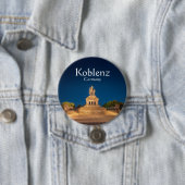 Koblenz Germany Souvenir Ronde Button 7,6 Cm (In situ)