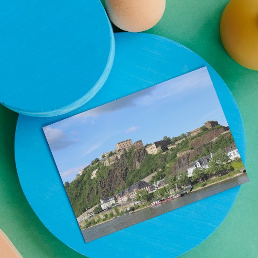 Koblenz met Festung Ehrenbreitstein Briefkaart