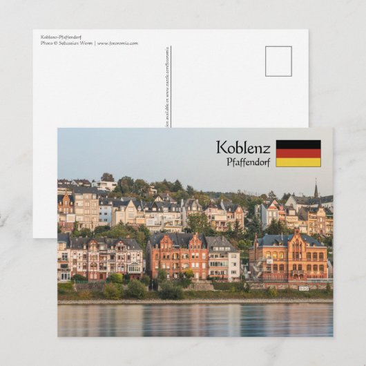 Koblenz Pfaffendorf Briefkaart (Voorkant / Achterkant)